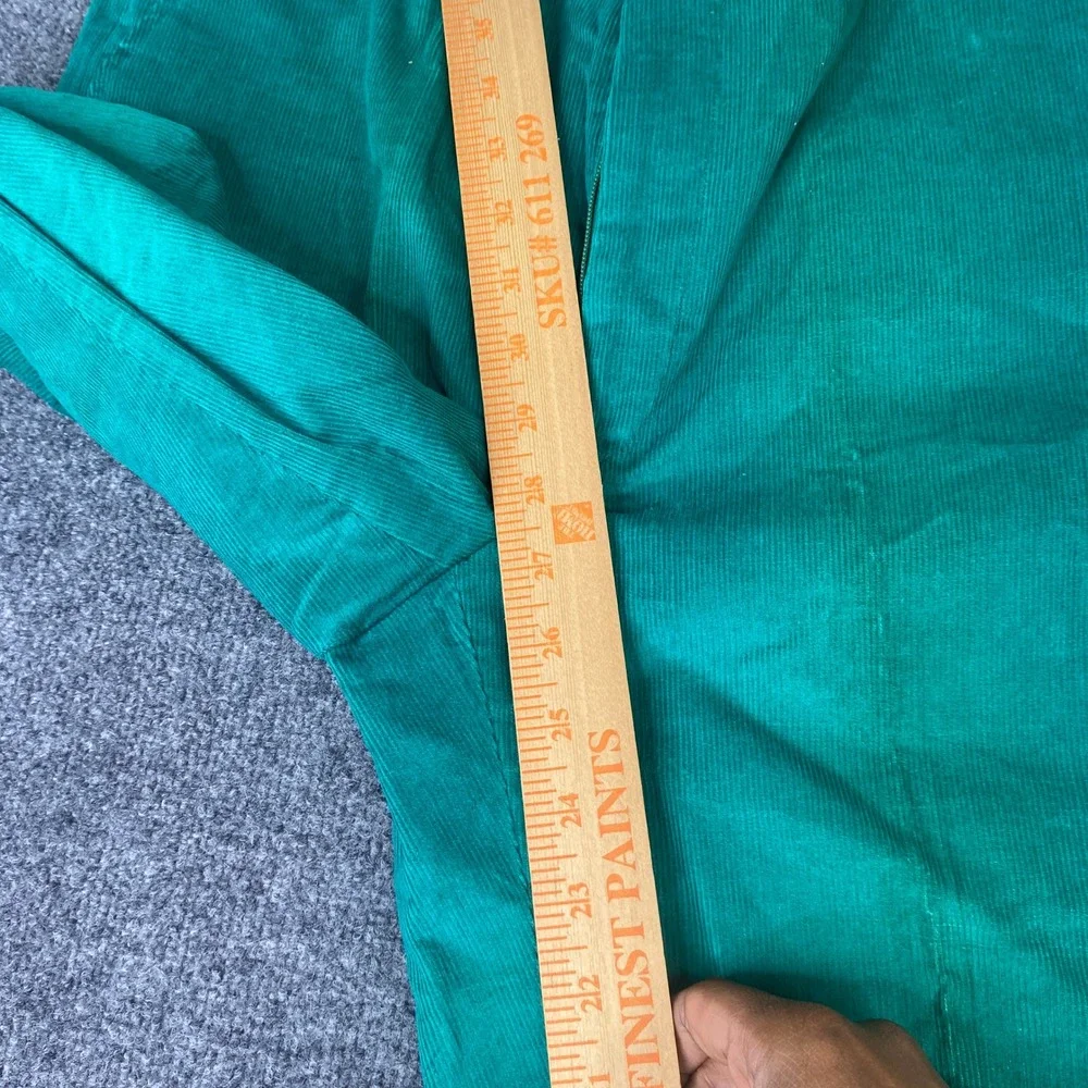 Vintage Pen West Pendleton Green Corduroy Pants Straight Leg Trousers Emerald